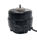 Rankin upgraded fan motor assembly for Leica cryostat repair parts, showing the new replacement component with wiring and labels.