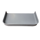 Grey waste tray for Leica RM2125 repair parts by Rankin, designed for efficient waste collection during maintenance.