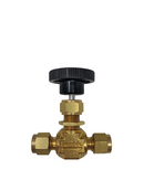 Rankin Thermo GLX SLS water flow valve repair part, showing the metal valve with inlet and outlet connections.