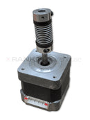 Used Rankin 14012338521 stepper motor with clutch assembly for Leica CV5030 repair, shown with motor and clutch components.