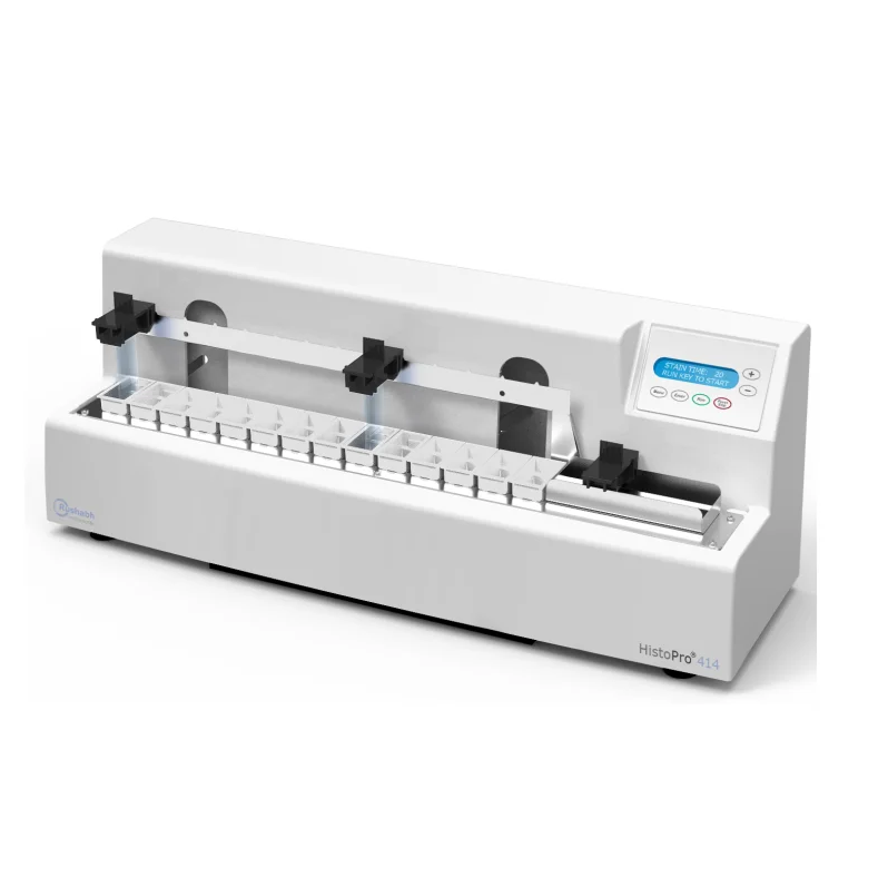 Rushabh HistoPro 414 MOHS H&E Linear Slide Stainer | Rankin Biomedical