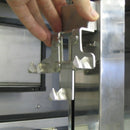 Sakura Tissue-Tek 3-hook slide basket holder adapter used as a laboratory accessories component, designed for slide organization.