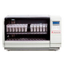 Refurbished Sakura Tissue-Tek DRS 2000 slide stainer equipment with control panel and slide racks, used for lab tissue staining.