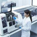 Refurbished Sakura Tissue-Tek Film 4740 coverslipper for laboratory slide coverslipping, with clear display of equipment and controls.
