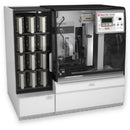 Refurbished Sakura Tissue-Tek glas g2 6500 coverslipper for laboratory tissue sectioning, with clear view of the equipment.