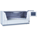 Refurbished Sakura Tissue-Tek Prisma Plus H&E slide stainer, laboratory equipment for tissue staining, with control panel and slides.