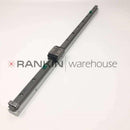 Used Sakura Tissue-Tek LM Linear Guide Rail Assembly for Sakura DRS 2000 repair parts, showing the metal guide rail.