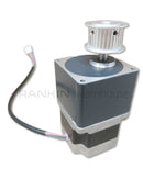 Sakura Tissue-Tek F51-710-00 X-axis Motor repair part for Sakura Xpress x120 tissue processor, shown in a close-up image.