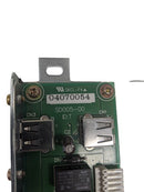 Sakura Tissue-Tek A3-90-9029 USB PCB repair part for Sakura Xpress x120 tissue processor, shown on a white background.