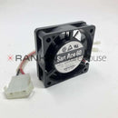 Used Sakura Tissue-Tek F51-088-00 cooling fan unit for Sakura DRS 2000 repair parts, showing the fan with metal housing and blades.