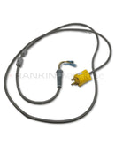 Used Sakura VIP 5 Power Cord Unit 230V repair part, showing the cord with connectors for tissue processor equipment.