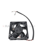 Used Sakura Tissue-Tek vacuum unit cooling fan for repair, shown with metal blades and housing, compatible with Sakura Xpress x120.