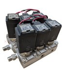 Used Sakura Tissue-Tek F60-393-00 solenoid valve unit for repair parts, compatible with Sakura Xpress x120 tissue processing system