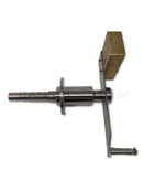 Used Sakura Tissue-Tek N74-427-00 upper pinch roller shaft assembly for film processing machines.