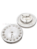 Used Sakura Tissue-Tek rotary valve and stationary disc set for VIP 1000, 2000, 3000 models, repair parts for laboratory equipment.