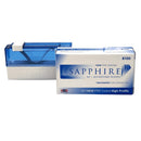 Box of 50 Sapphire Microtome Blades, high-precision consumables for tissue sectioning, by Sapphire brand.