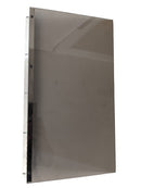 Used Siemens cover and hinge assembly for Miles Hematek 2000 medical device, repair part with metal hinges and plastic cover.