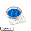 Set of 10 Simport Scientific CoreDish consumables, pre-filled with formalin for general-purpose laboratory use.