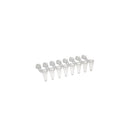 Simport Scientific Amplitube PCR Strips, low profile 100µl consumables for laboratory PCR testing, shown in the image.