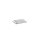 Simport BioBlock 384 deep well plate with flat bottom, 120ul capacity, natural color, shown in a set of four.