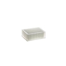 Simport BioBlock 384 square deep well plate with round bottom, 400ul capacity, natural color, shown in a pack of 4 or 6.