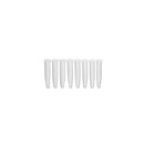 Simport BioBlock 96 deep well plates with a strip of 8 polypropylene tubes, 600ul capacity, shown with tubes in a lab setting.