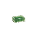 Simport BioBlock 96 deep well plate with round bottom, green polypropylene, 2.2mL capacity, 4 per pack, 6 packs per case.