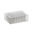 Simport Biotube footprint racks with 8 strips of 12 sterile tubes for laboratory consumables.
