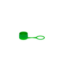Green Simport Scientific colored closures including caps, O-rings, and loops, 1000-piece set for laboratory consumables.