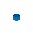 Blue Simport Scientific colored closures with caps and O-ring seal, 1000 per case, for laboratory consumables and secure sealing.