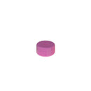 Lilac Simport Scientific colored closures with flat caps and lip seals, 1000 per case, for laboratory consumables.
