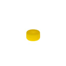Yellow Simport Scientific colored closures with flat caps and lip seals, 1000 per case, used as consumables for lab containers.