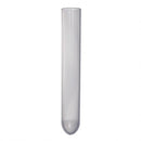 Disposable Simport culture tubes, 17x95mm, polypropylene, 14mL, natural color, 1000 per case, for scientific laboratory use.
