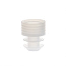 Simport Scientific flange plug caps, 12mm polyethylene, natural color, set of 1000 for sealing flanges in laboratory applications