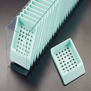 Simport Scientific sleeved embedding cassette CS/750, lilac color, used for histology and tissue embedding in laboratory procedures