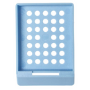 Simport Scientific embedding cassette, sleeved, lilac color, designed for histology and tissue embedding, CS/750 model.