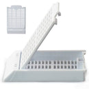 Simport Scientific Histosette II Tissue Cassettes in lilac, 1500 count, used for histology and laboratory tissue processing.