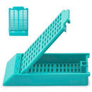 Simport Scientific Histosette II Tissue Cassettes in lilac for histology, shown in a pack of 1,500 consumable tissue cassettes.