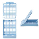 Simport Scientific Histosette II Tissue Cassettes, lilac, for laboratory specimen processing, pack of 1,000.