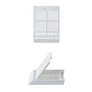 Lilac Simport Scientific Micromesh Biopsy Cassettes for Primera, consumables, with textured mesh for tissue sample processing.