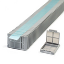 Two cases of Simport Scientific Micromesh Biopsy Cassettes for Primera, taped, with lilac-colored cassettes visible.