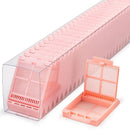Simport Scientific Micromesh Biopsy Cassettes, Sleeved in lilac for precise tissue sample containment.