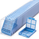 Simport Scientific Micromesh Biopsy Cassettes, Sleeved in lilac for tissue sample processing, CS/750 model.