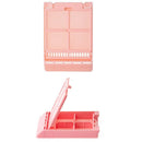 Simport Scientific Micromesh Biopsy Cassettes with 4 compartments, lilac color, used for tissue sample processing.