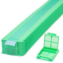 Simport Scientific micromesh micro-biopsy cassettes in lilac, taped, case of 2,000 for laboratory tissue sampling and processing.