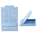 Simport Scientific Microsette I biopsy cassettes in lilac, 1000 per case, used for tissue sample processing in histology labs.