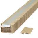 Swingsette Laser Biopsy Cassettes by Simport Scientific, taped, lilac-colored, for laboratory tissue sample processing, CS/2,000.