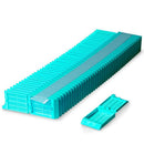 Simport Scientific Unisette Tissue Cassettes, Taped, in lilac color, stacked in case of 1,000 for laboratory specimen storage.