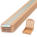 Histosette II Laser Tissue Cassettes by Simport Scientific, taped consumables for laboratory tissue sample processing.