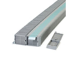 White Unisette Biopsy Cassettes for Primera by Simport Scientific, taped, shown in case of 1,000 for laboratory consumables.